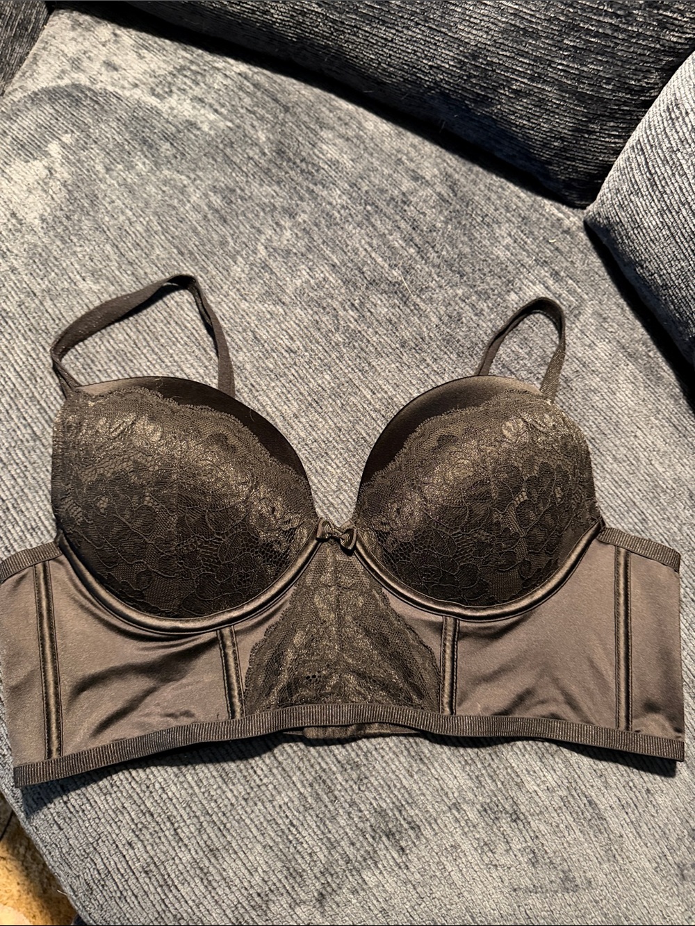 Longline Lace Push-Up Bra- TORRID